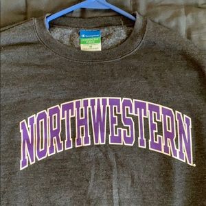 Northwestern University crew neck sweatshirt